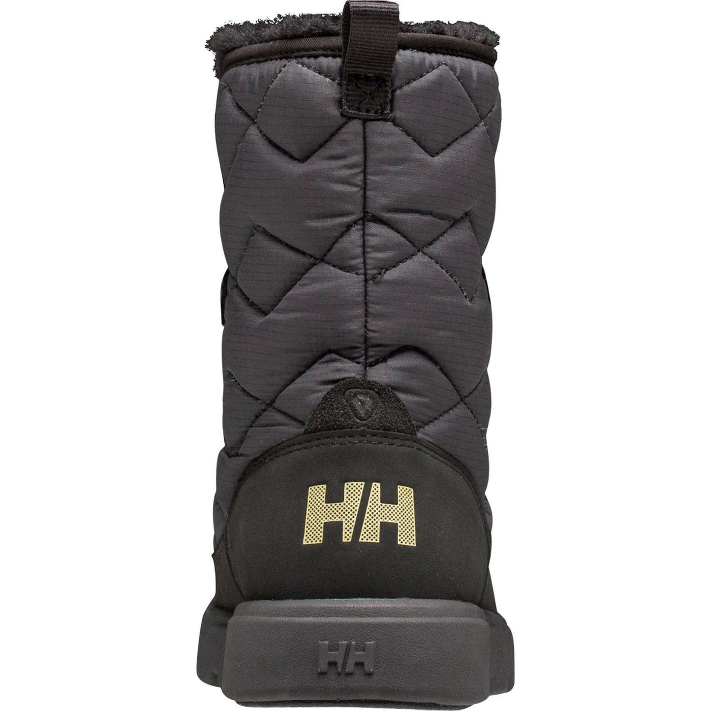 Black - Back - Helly Hansen Womens-Ladies Willetta Suede Snow Boots