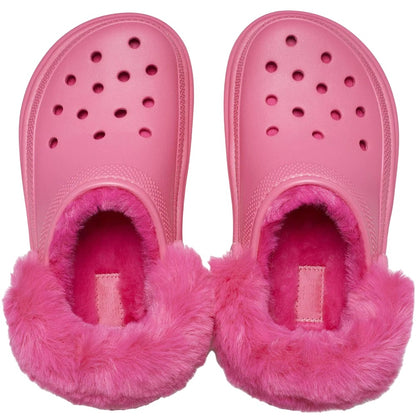 Hyper Pink - Lifestyle - Crocs Womens-Ladies Stomp Lined Clogs