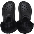 Black - Lifestyle - Crocs Womens-Ladies Stomp Lined Clogs