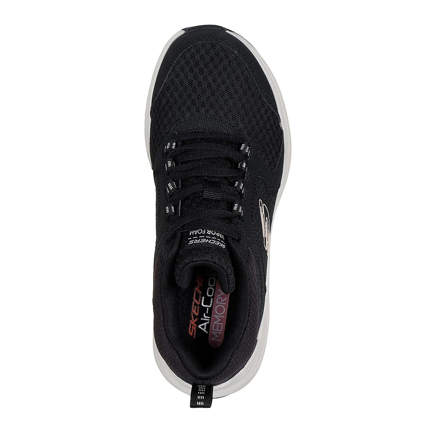 Black-Pink - Lifestyle - Skechers Womens-Ladies Vapor Foam Trainers