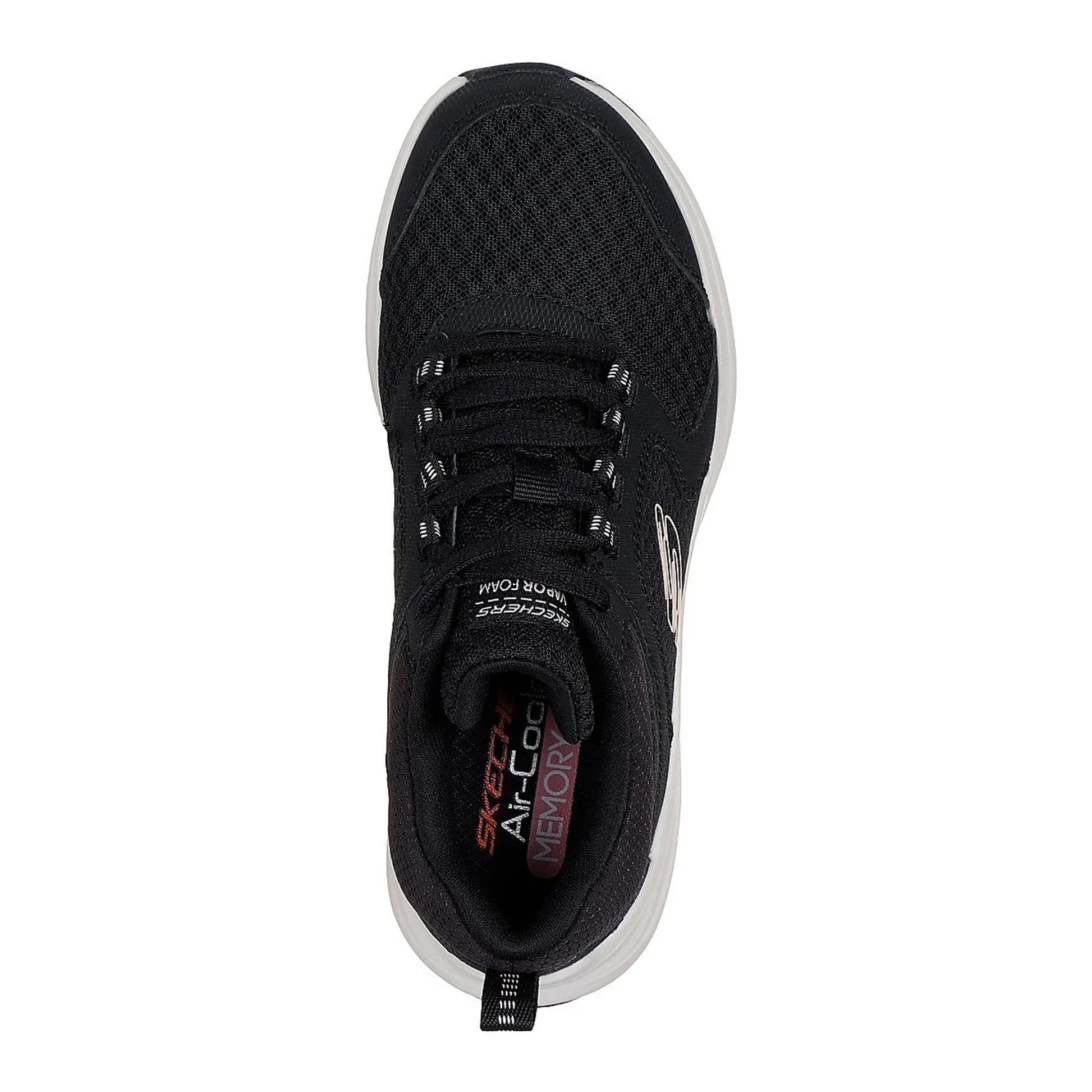 Black-Pink - Lifestyle - Skechers Womens-Ladies Vapor Foam Trainers