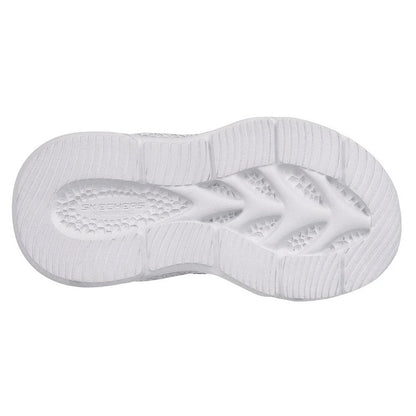 Black-Grey - Side - Skechers Boys S-Lights Meteor-Lights Trainers