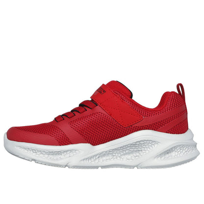 Red-Black - Back - Skechers Boys S-Lights Meteor-Lights Trainers