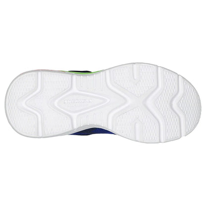 Navy-Lime - Lifestyle - Skechers Boys S Lights Tri-Namics Shoes