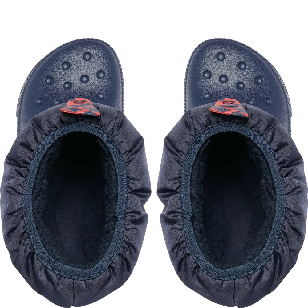 Navy - Lifestyle - Crocs Childrens-Kids Classic Neo Puff Boots