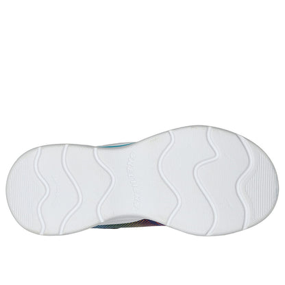 Navy - Lifestyle - Skechers Girls S Lights Wavy Beams Trainers