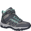 Charcoal-Graphite-Cool Grey - Front - Hi-Tec Womens-Ladies Jaguar Mid Cut Walking Boots