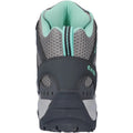 Charcoal-Graphite-Cool Grey - Back - Hi-Tec Womens-Ladies Jaguar Mid Cut Walking Boots