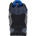 Charcoal-Nautical Blue - Back - Hi-Tec Mens Torca Mid Cut Walking Boots