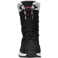 Jet Black-Festival Fuchsia - Pack Shot - Hi-Tec Womens-Ladies Sophia Walking Boots