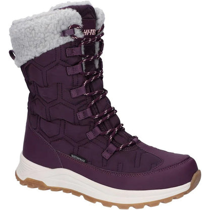 Italian Plum-Sepia Rose - Front - Hi-Tec Womens-Ladies Sophia Walking Boots