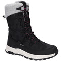 Jet Black-Festival Fuchsia - Front - Hi-Tec Womens-Ladies Sophia Walking Boots