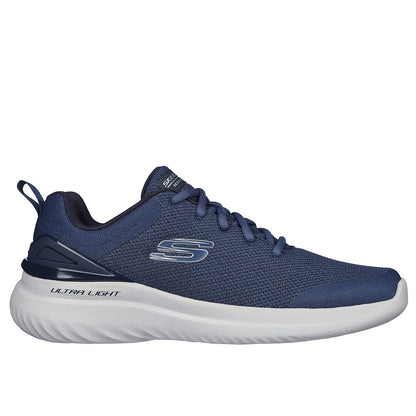 Navy - Back - Skechers Mens Bounder 2.0  Anako Trainers