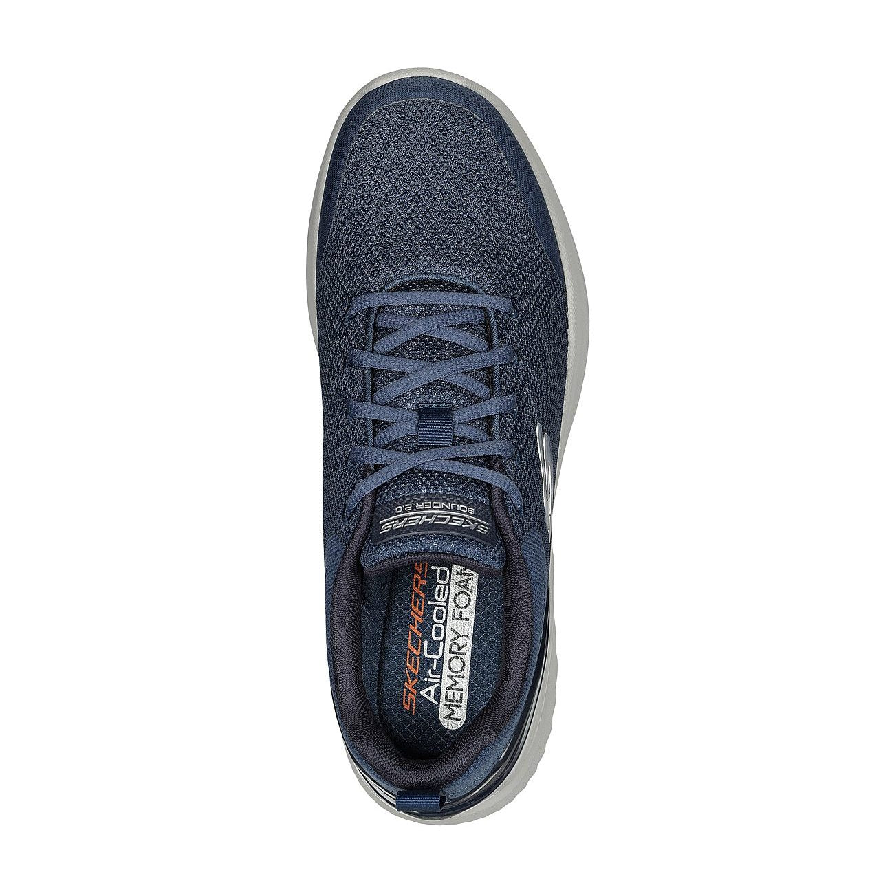 Navy - Pack Shot - Skechers Mens Bounder 2.0  Anako Trainers