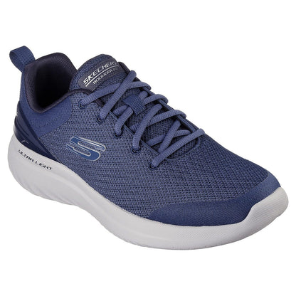 Navy - Front - Skechers Mens Bounder 2.0  Anako Trainers
