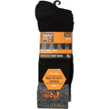 Black - Back - Timberland Pro Mens Colour Block Cushioned Boot Socks (Pack of 2)