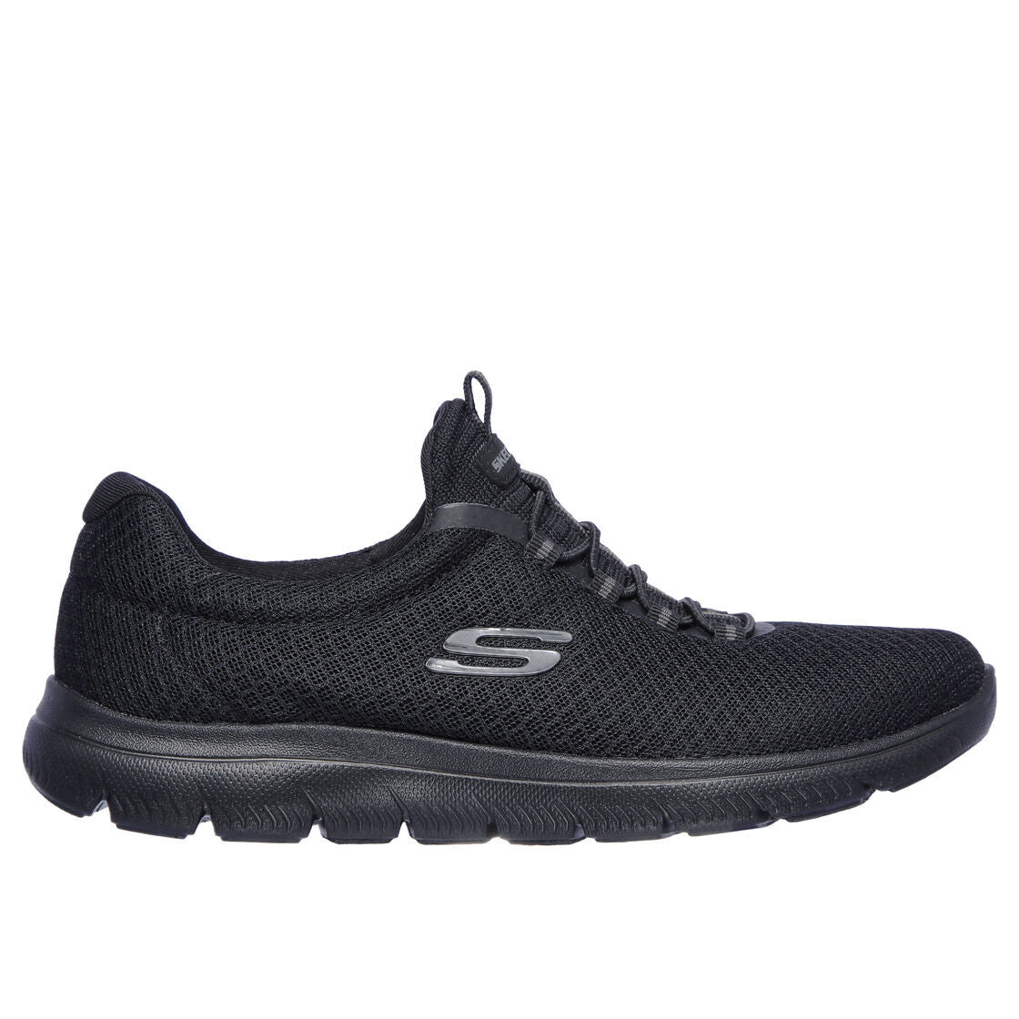 Black - Back - Skechers Womens-Ladies Summits Trainers