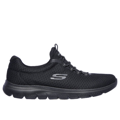 Black - Back - Skechers Womens-Ladies Summits Trainers