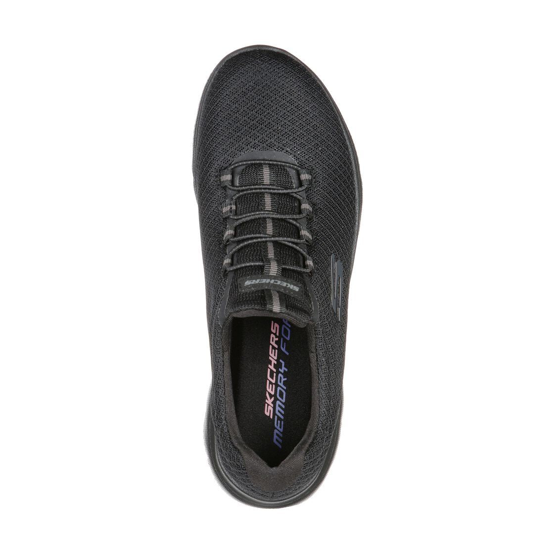 Black - Pack Shot - Skechers Womens-Ladies Summits Trainers