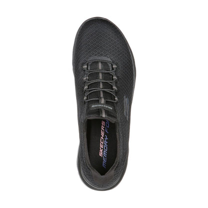 Black - Pack Shot - Skechers Womens-Ladies Summits Trainers