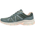 Olive - Back - Skechers Womens-Ladies Hillcrest Ridge Leather Trainers