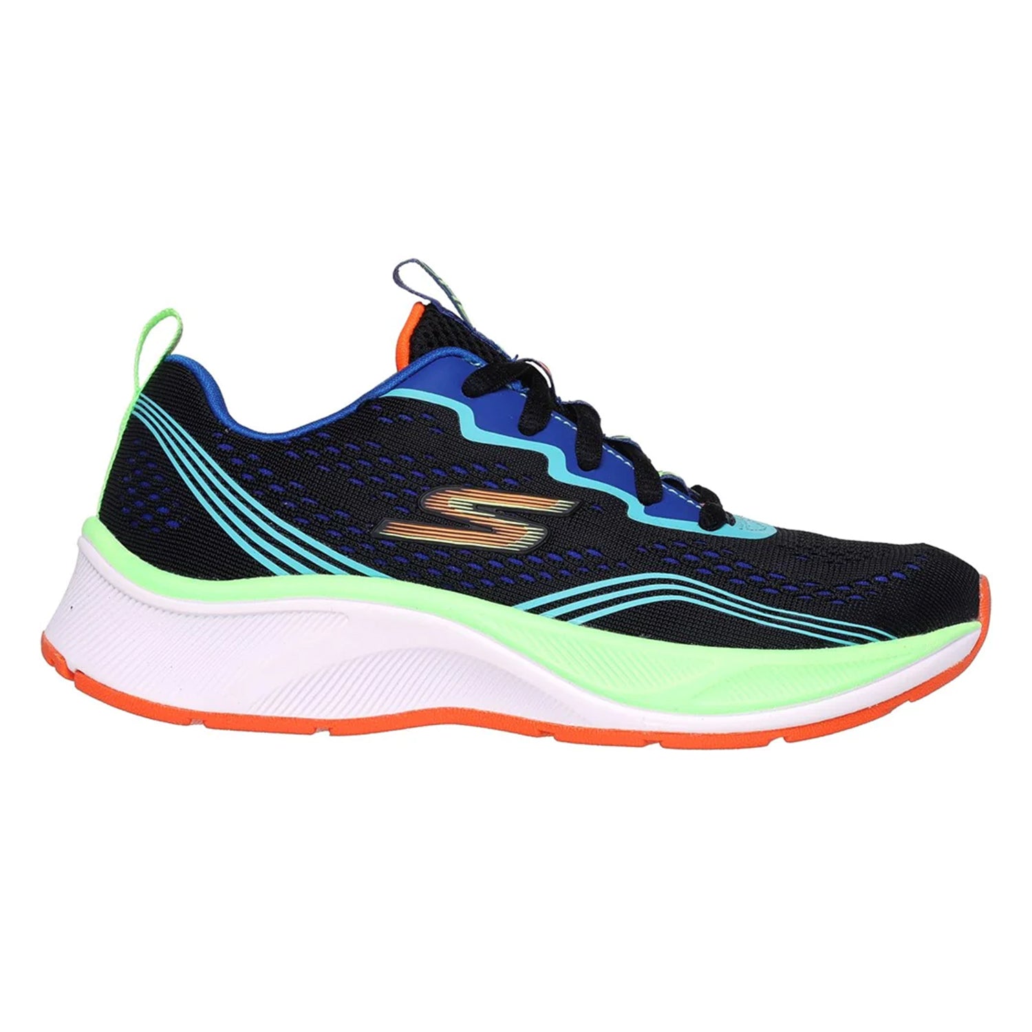 Multicoloured - Side - Skechers Boys Elite Sport Push-Pace Trainers