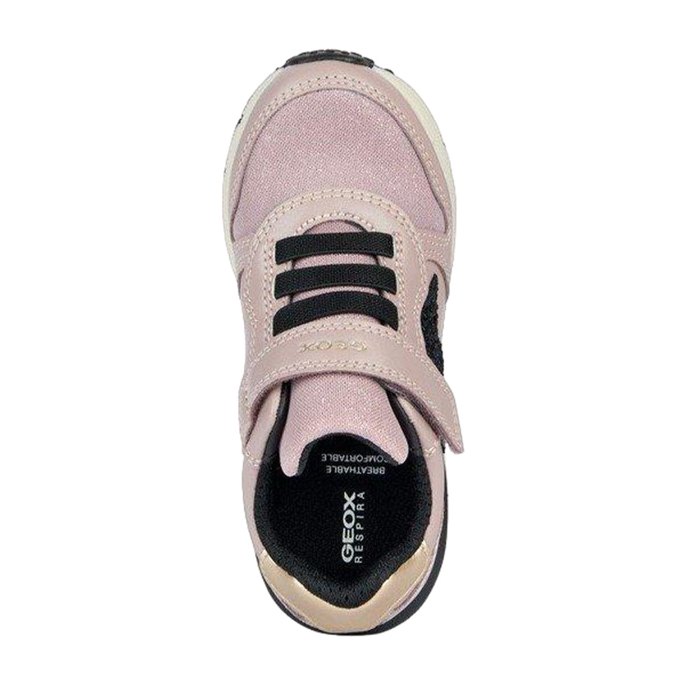 Antique Rose-Black - Lifestyle - Geox Girls Fastics Trainers