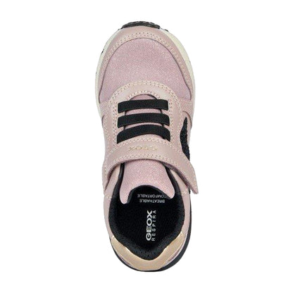 Antique Rose-Black - Lifestyle - Geox Girls Fastics Trainers