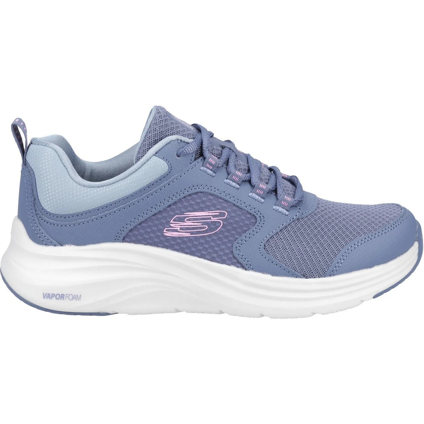 Slate Pink - Side - Skechers Womens-Ladies Vapor Foam Trainers