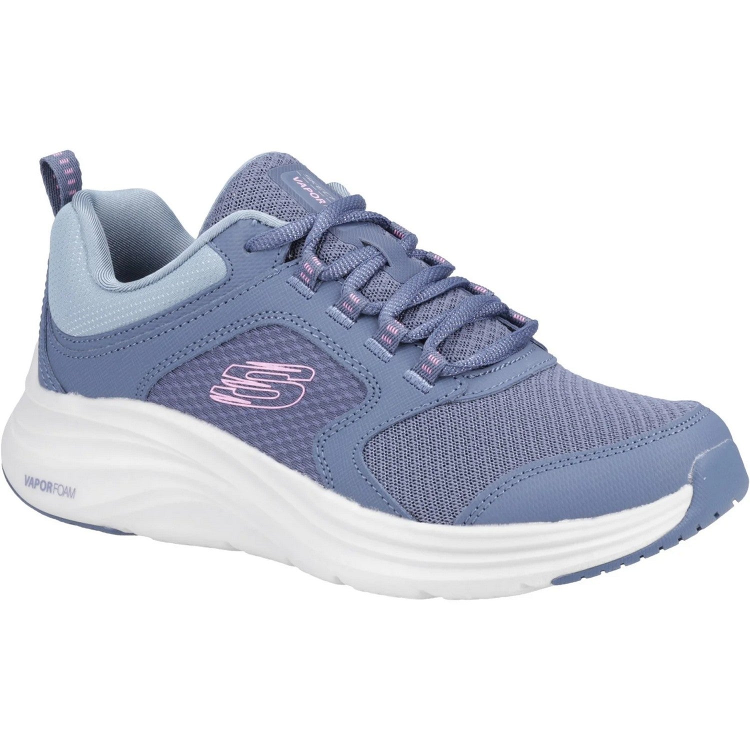 Slate Pink - Front - Skechers Womens-Ladies Vapor Foam Trainers