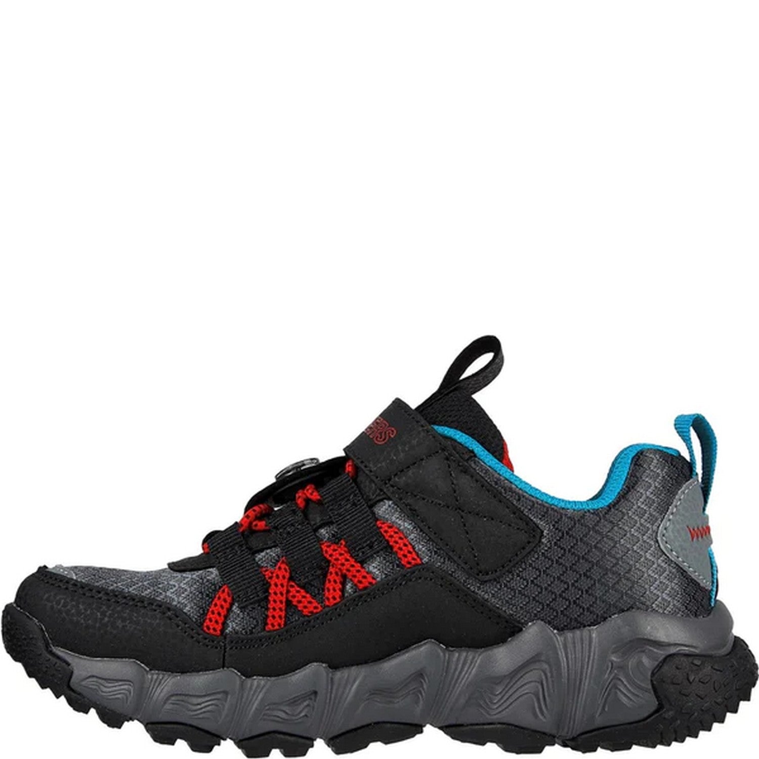 Black-Red - Back - Skechers Boys Velocitrek - Pro Scout Trainers
