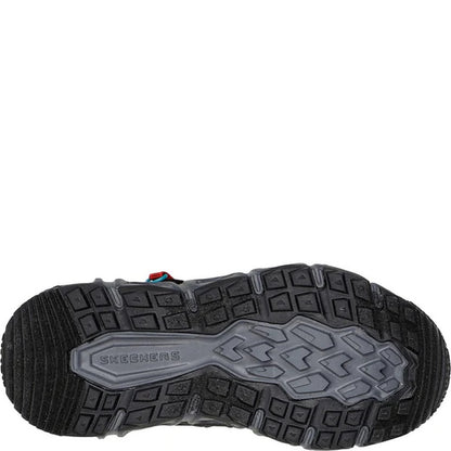 Black-Red - Pack Shot - Skechers Boys Velocitrek - Pro Scout Trainers