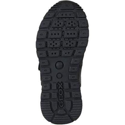 Black - Pack Shot - Geox Boys Pavel School Shoes