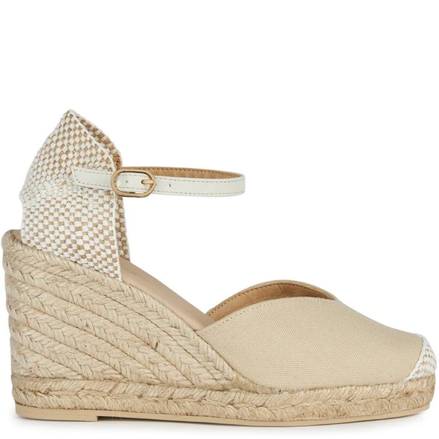 Light Sand - Side - Geox Womens-Ladies Gelsa Sandals
