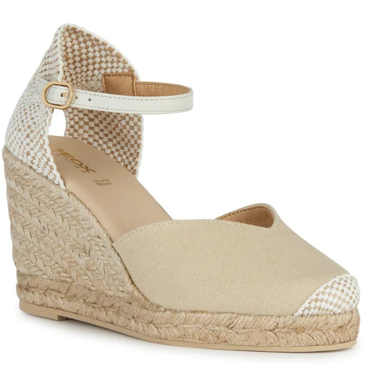 Light Sand - Front - Geox Womens-Ladies Gelsa Sandals