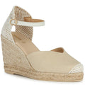 Light Sand - Front - Geox Womens-Ladies Gelsa Sandals
