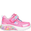 Pink-Multicoloured - Side - Skechers Girls My Dreamers Trainers