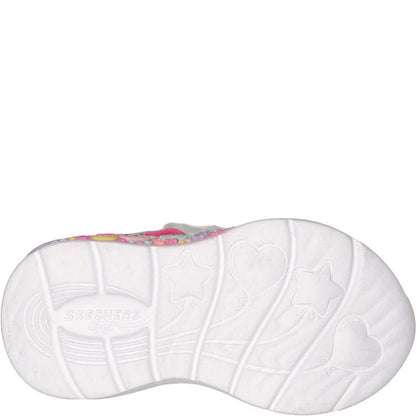 Pink-Multicoloured - Pack Shot - Skechers Girls My Dreamers Trainers