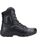 Black - Side - Magnum Unisex Adult Viper Pro 8.0 Plus Leather Waterproof Uniform Boots