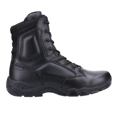 Black - Side - Magnum Unisex Adult Viper Pro 8.0 Plus Leather Waterproof Uniform Boots