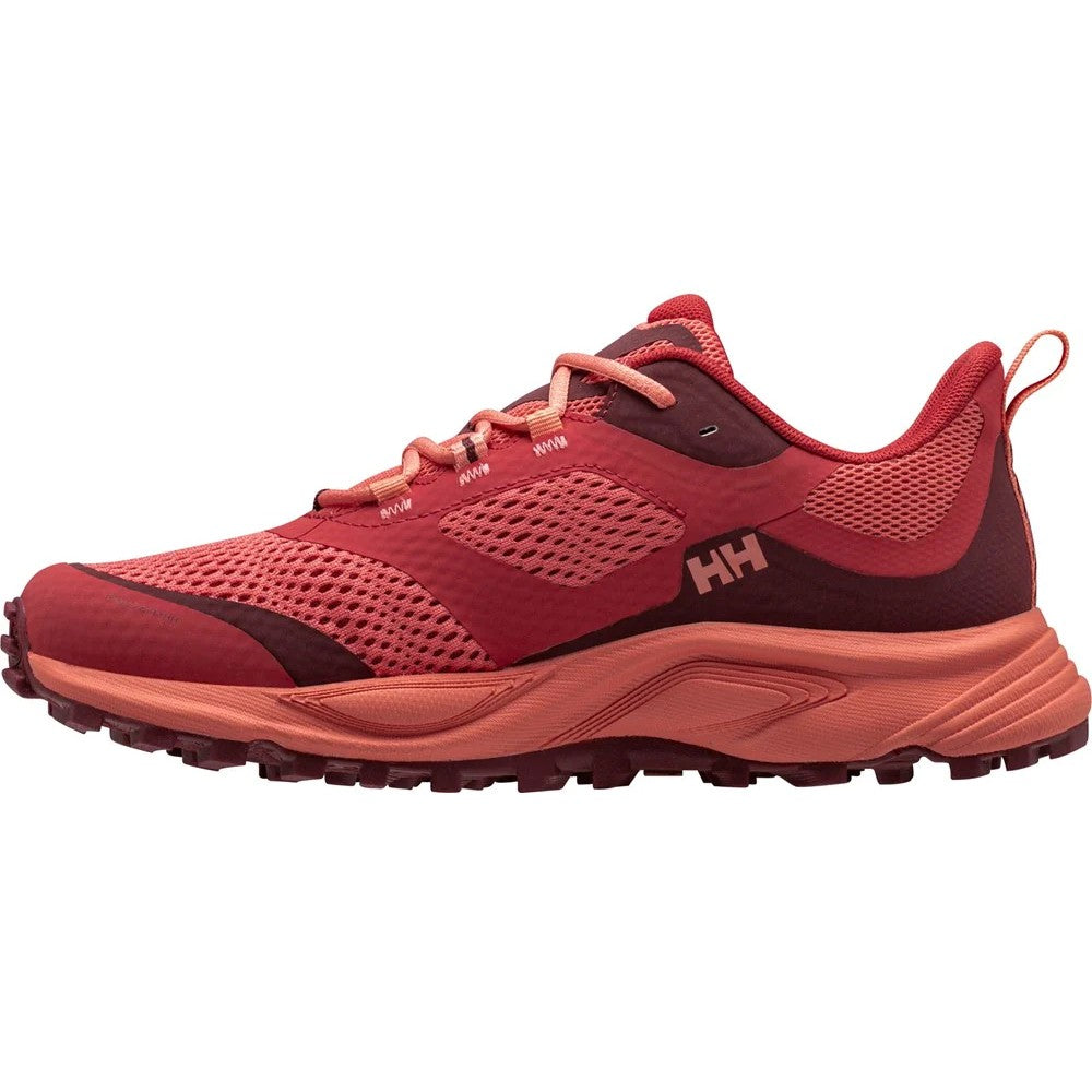 Red-Pink - Side - Helly Hansen Womens-Ladies Trail Wizard Running Trainers