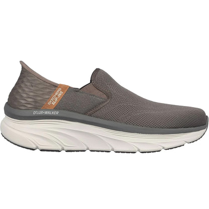 Brown - Side - Skechers Mens D´Lux Walker-Orford Shoes