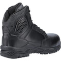 Black - Back - Magnum Unisex Adult Strike Force 6.0 Leather Side Zip Uniform Safety Boots