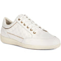White - Front - Geox Womens-Ladies D Myria Leather Trainers