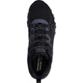Black-Charcoal - Side - Skechers Mens Hillcrest Leather Walking Shoes