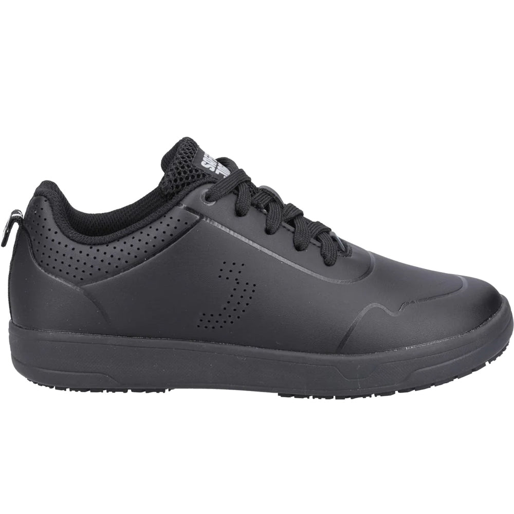 Black - Side - Safety Jogger Unisex Adult Elis O2 Occupational Trainers