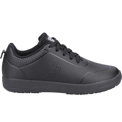 Black - Side - Safety Jogger Unisex Adult Elis O2 Occupational Trainers