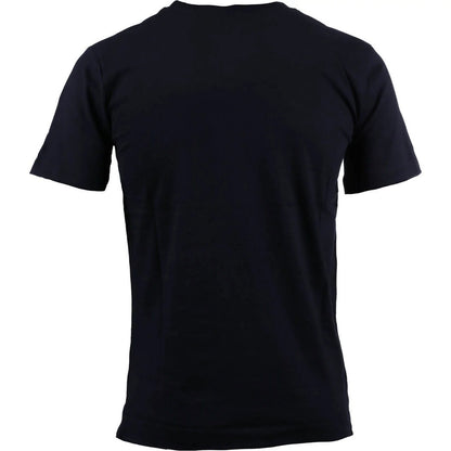 Black - Back - Caterpillar Mens Trademark Logo Heavy Duty T-Shirt