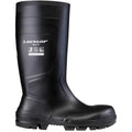 Black - Side - Dunlop Unisex Adult Safety Wellington Boots