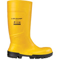Yellow - Side - Dunlop Unisex Adult Work-It Safety Wellington Boots